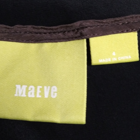 Maeve Silk Hi-Low Sheer Thank Sz 4 - Picture 5 of 6